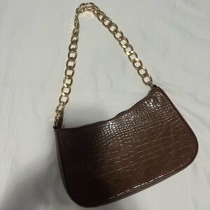 brown purse